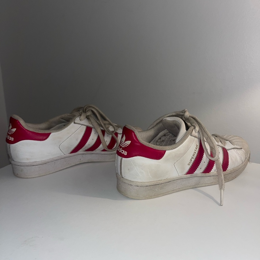 Adidas Superstar Sneakers – Pink & White, Size 4